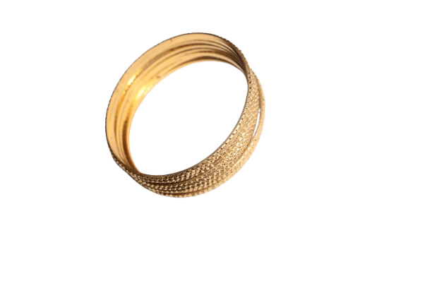 Elegant Gold Plated Traditional Bangle Set for Women