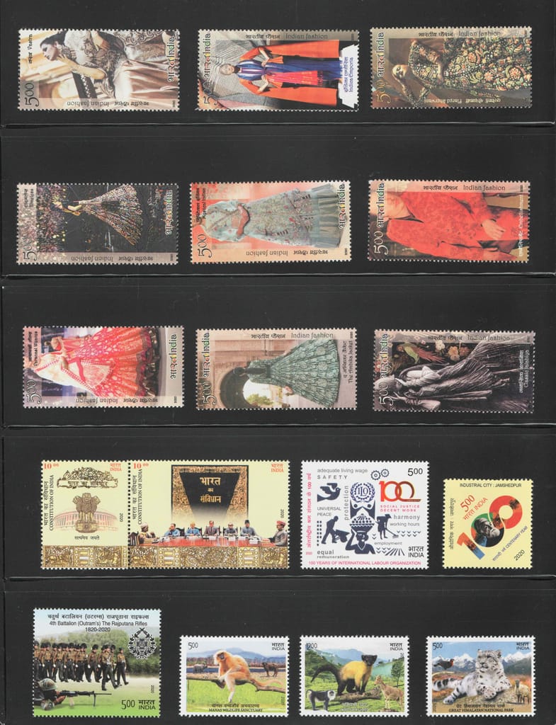 Shobhaphila's Indian MNH Commemorative Year Pack Stamps 2020 ( 55 Stamps) - Stationery | Buy online on ZillyBuy