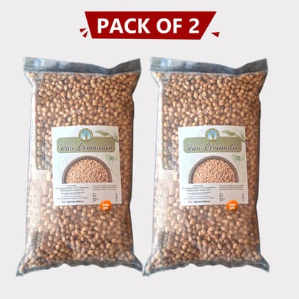 Raw Coriander (pack of 2) - 1 kg
