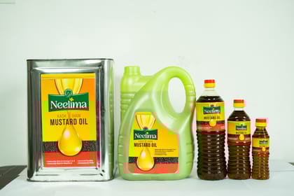 Neelima Kachi Ghani Mustard Oil&nbsp;5L