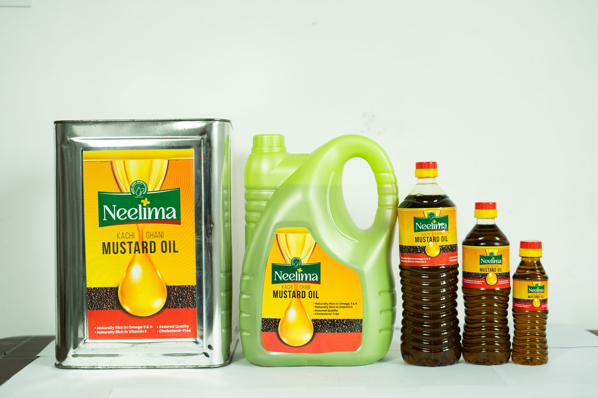 Neelima Kachi Ghani Mustard Oil&nbsp;5L