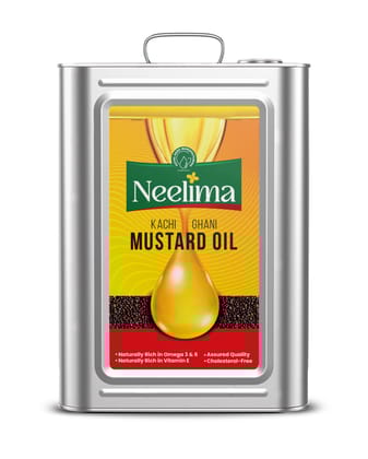 Neelima Kachi Ghani Mustard Oil 15L