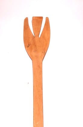 Wooden Salad Server Fork for Kitchen & Dining - Eco-Friendly Utensil