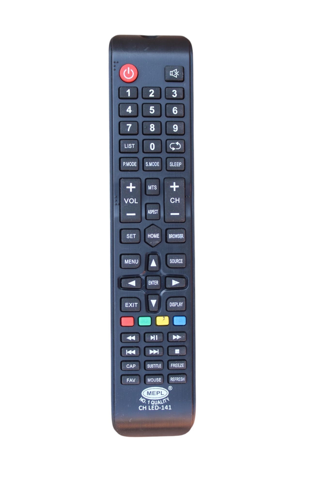V3Deals Compatible China/Chinese/Mitashi/Wisdom Share Smart LED/LCD TV Remote | No Voice Command (LED 141) | Works Only If Old Remote Matches 100% Key-to-Key (Button-to-Button)