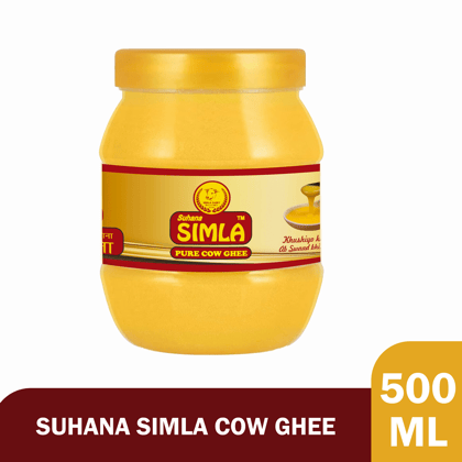 Suhana Simla Pure Cow Ghee 500 ML - Rich Aroma & Authentic Taste