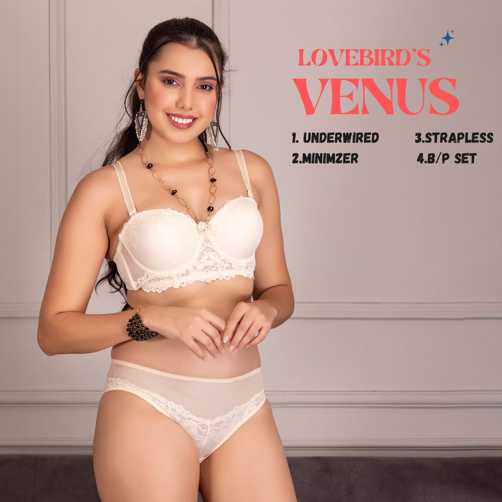 Premium Women Venus Fancy Bridal Bra Panty Set 2025 at ShopCircuit | ONDC
