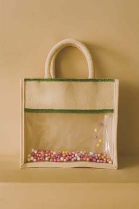 Eco-Friendly Natural Jute Tote Bag with Rolled Handles Eco-Friendly Natural Jute Tote Bag with Rolled Handles