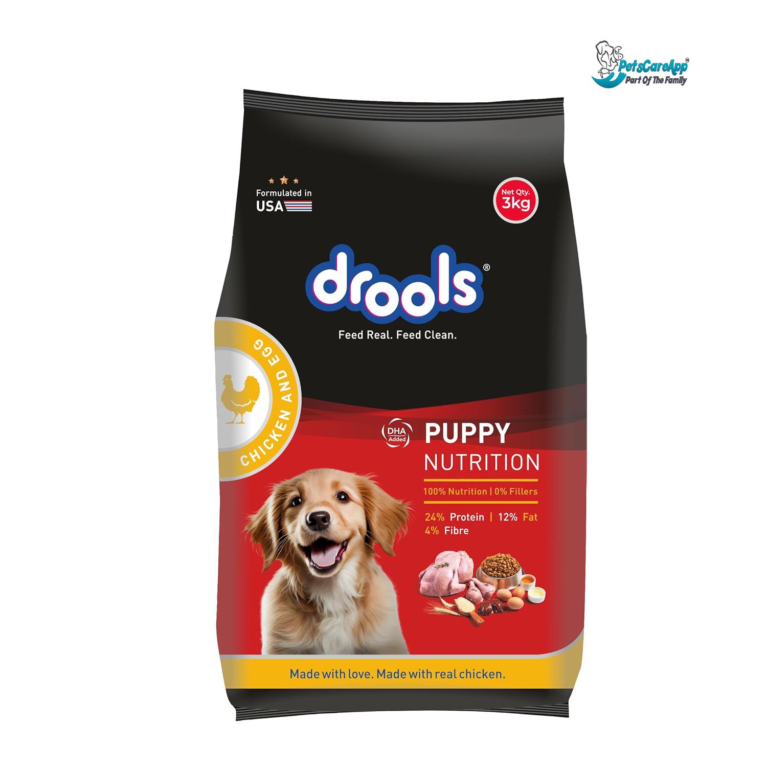 Drools Puppy Dry Dog Food Chicken and Egg