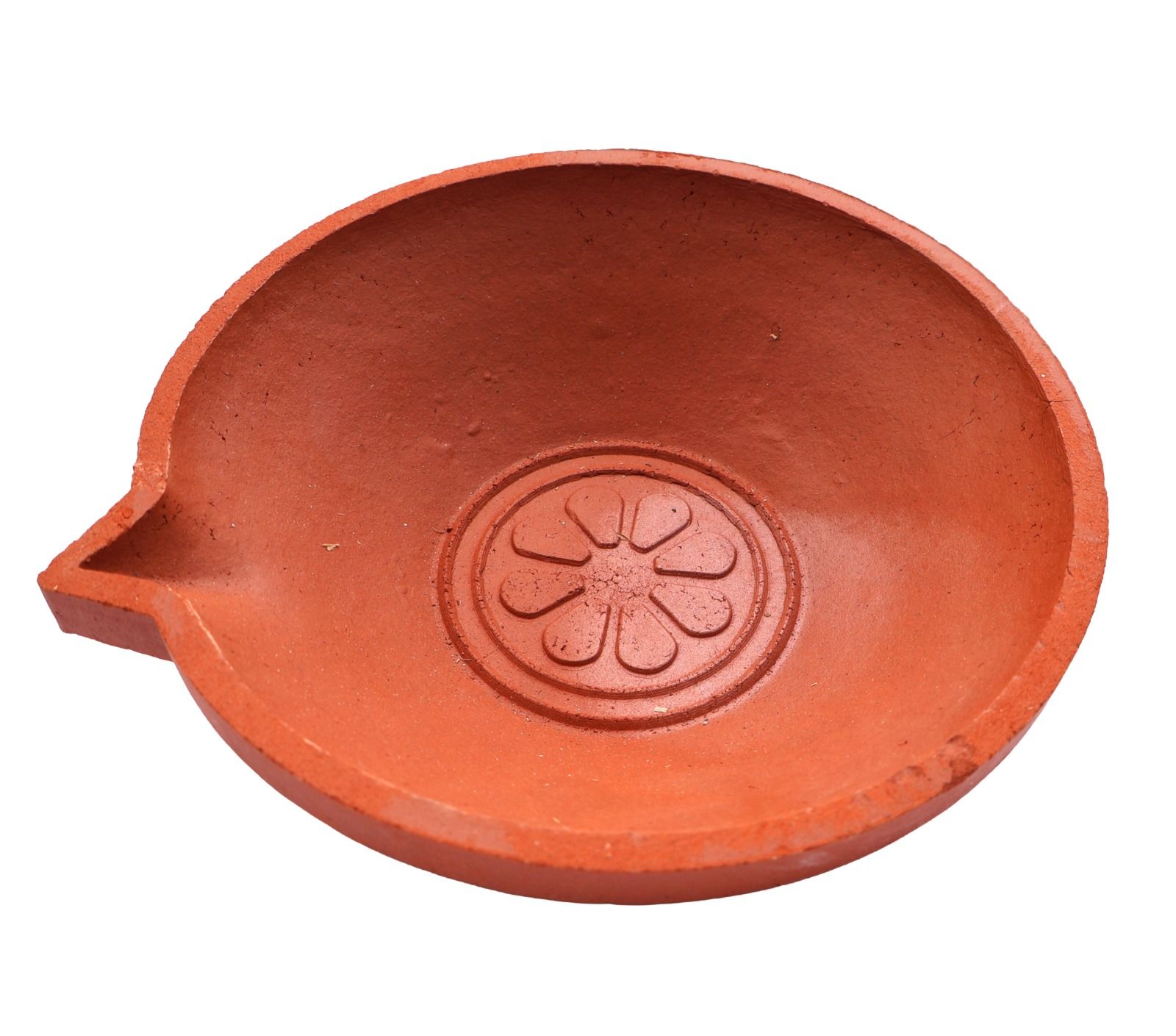 Traditional Terracotta Clay Diya for Pooja, Diwali & Home Decor - Handmade Earthen Oil Lamp