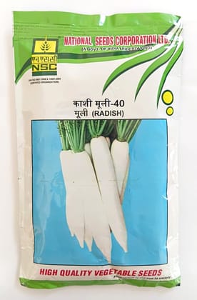 NSC Radish Kashi Mooli-40 variety, 250 gram T/L seed