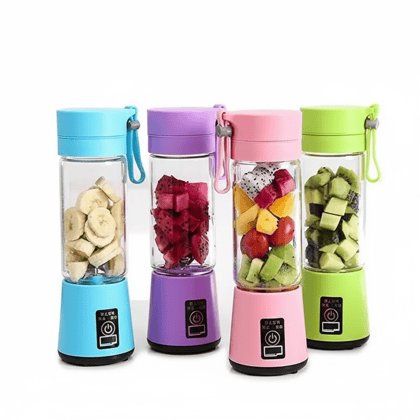 Portable USB Rechargeable Mini Fruit Blender & Smoothie Maker - Assorted Colors Portable USB Rechargeable Mini Fruit Blender & Smoothie Maker - Assorted Colors