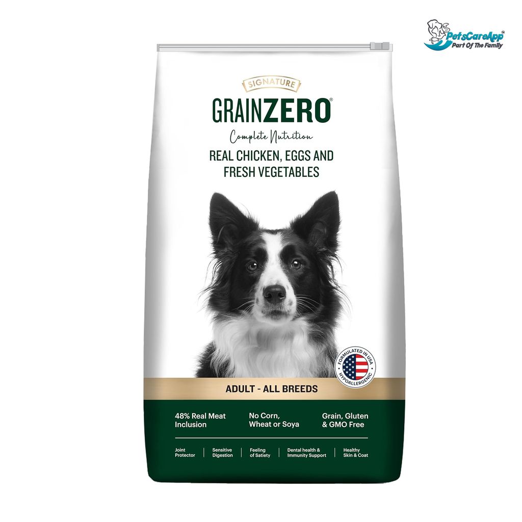 Grain Zero Real Chicken, Egg and Vegetables Adult Dry Dog Food