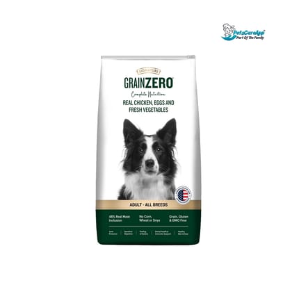 Grain Zero Real Chicken, Egg and Vegetables Adult Dry Dog Food 