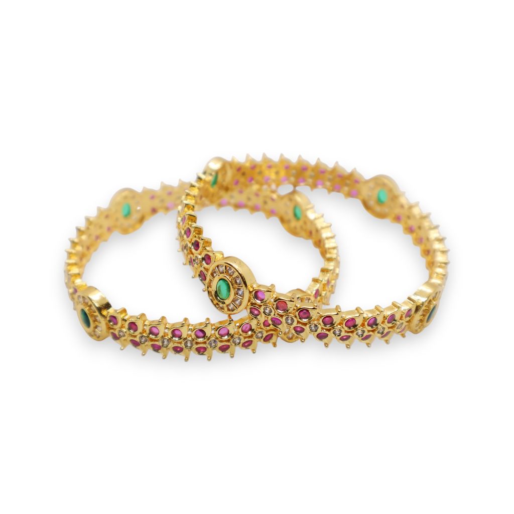 exquisitely designed gold-plated bangles-2