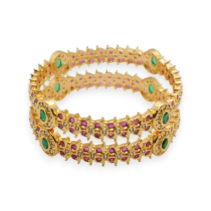 exquisitely designed gold-plated bangles-2