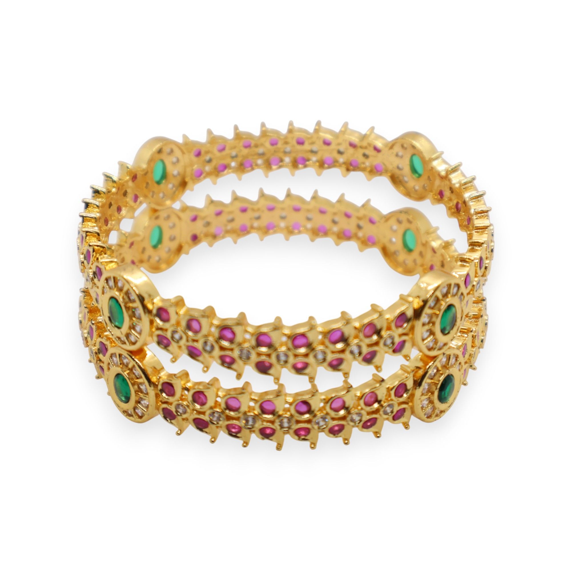 exquisitely designed gold-plated bangles-2