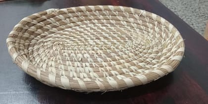Handwoven Small Tray – TigerWeave Oval Dining Tray