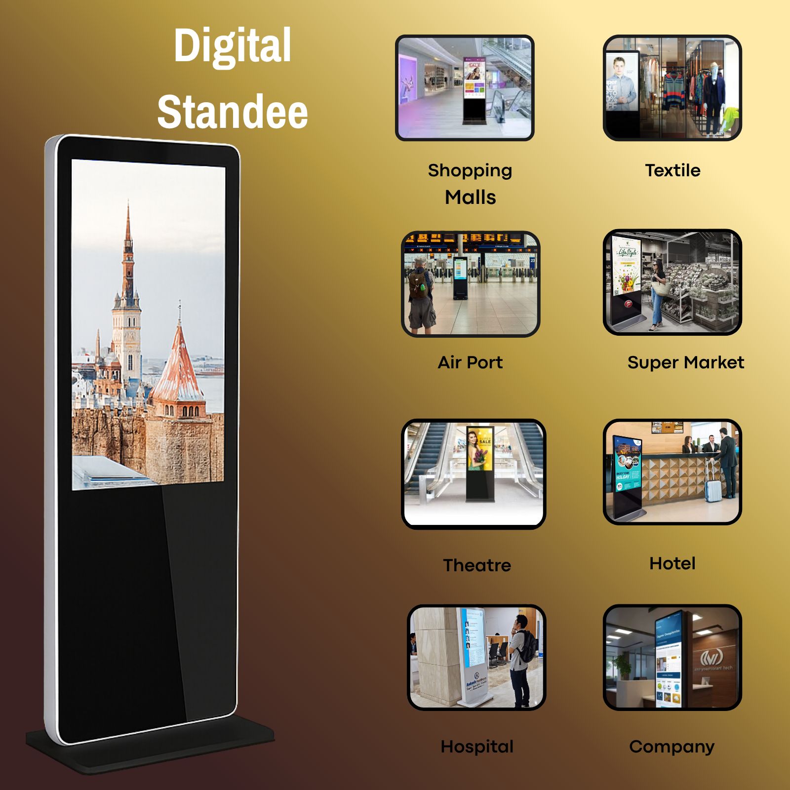 32” Capacitive Touch Screen Standee