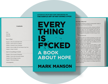 Everything Is F*cked - A Book About Hope by Mark Manson