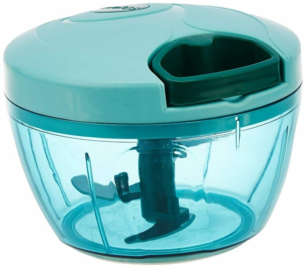 Manual Hand Chopper with 3 Blades for Vegetables & Fruits - 450ml