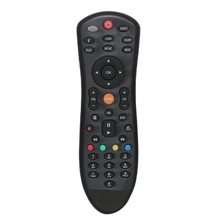 V3Deals Compatible Dish TV Unbreakable Remote Control | Compatible with Dish TV SD/HD DTH with Recording Setup Box - Please Match The Image with Your Old Remote (Dish Tv)