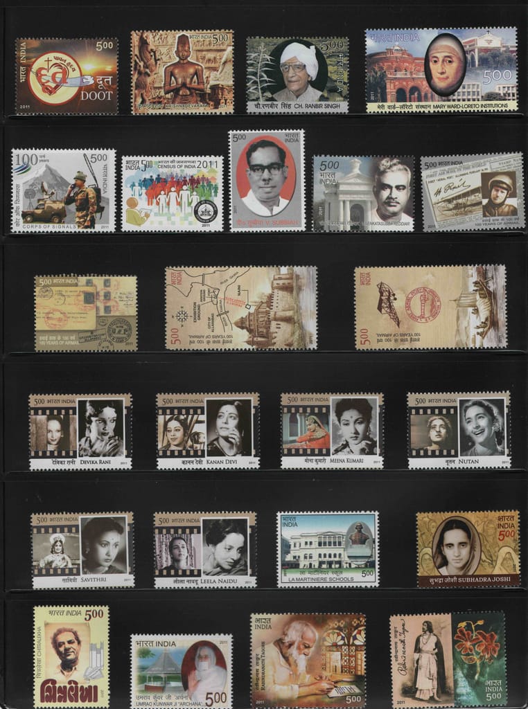 Shobhaphila's MNH Commemorative Year Pack stamps 2011 (62 Nos.with Gandhiji ) - Stationery | Buy online on ZillyBuy