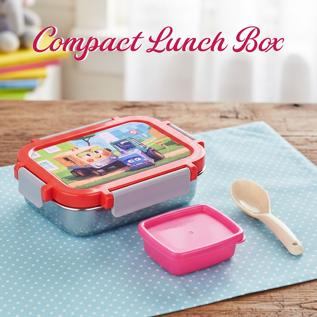 Kids Cartoon Lunch For School | Compact Lunch Bag | Small Lunch Boxes | Small Insulated Lunch Box | Compact Lunch Bag | Extra Small Lunch Bag | Best Small Lunch