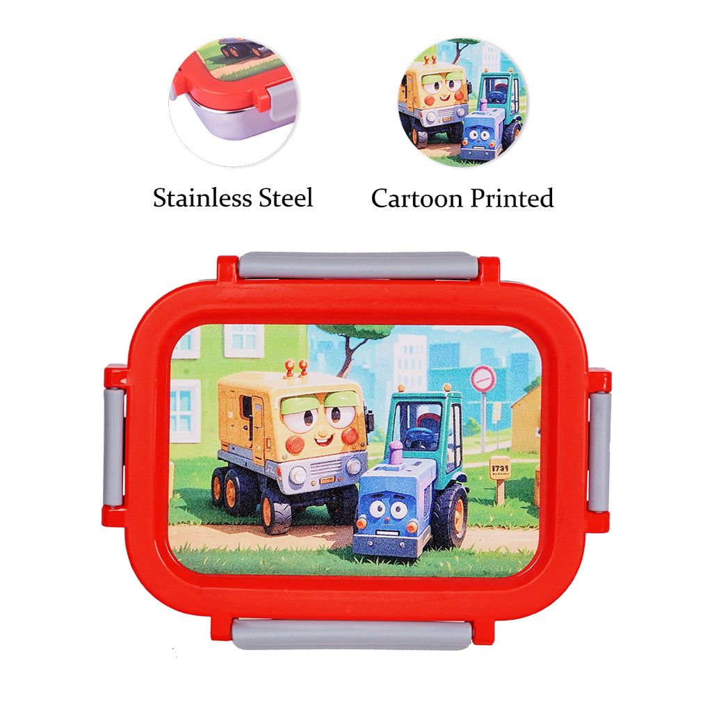 Kids Cartoon Lunch For School | Compact Lunch Bag | Small Lunch Boxes | Small Insulated Lunch Box | Compact Lunch Bag | Extra Small Lunch Bag | Best Small Lunch