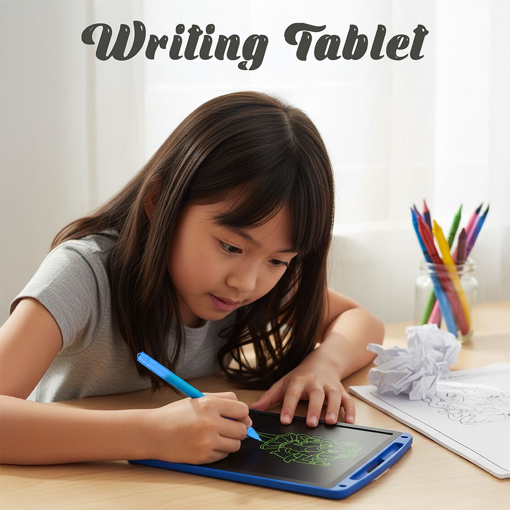 Kids Electronic Writing Pad | Children's Writing Tablet | Writing Pad 12 Inch | Writing Tablet | Writing Pad | Icd Writing Tablet | Best Digital Notepad | Digital Writing Tablet | Kindle Writing Tablet