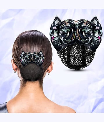 LYKAA Blue Bun Clip ( Pack of 1 )