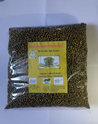 ATRI Farmer Producer 100% Natural Moong Dal (Whole Green Gram) 1kg
