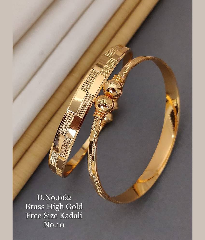 Shivay Fashion Gold Bangle Set ( Pack of 1 )