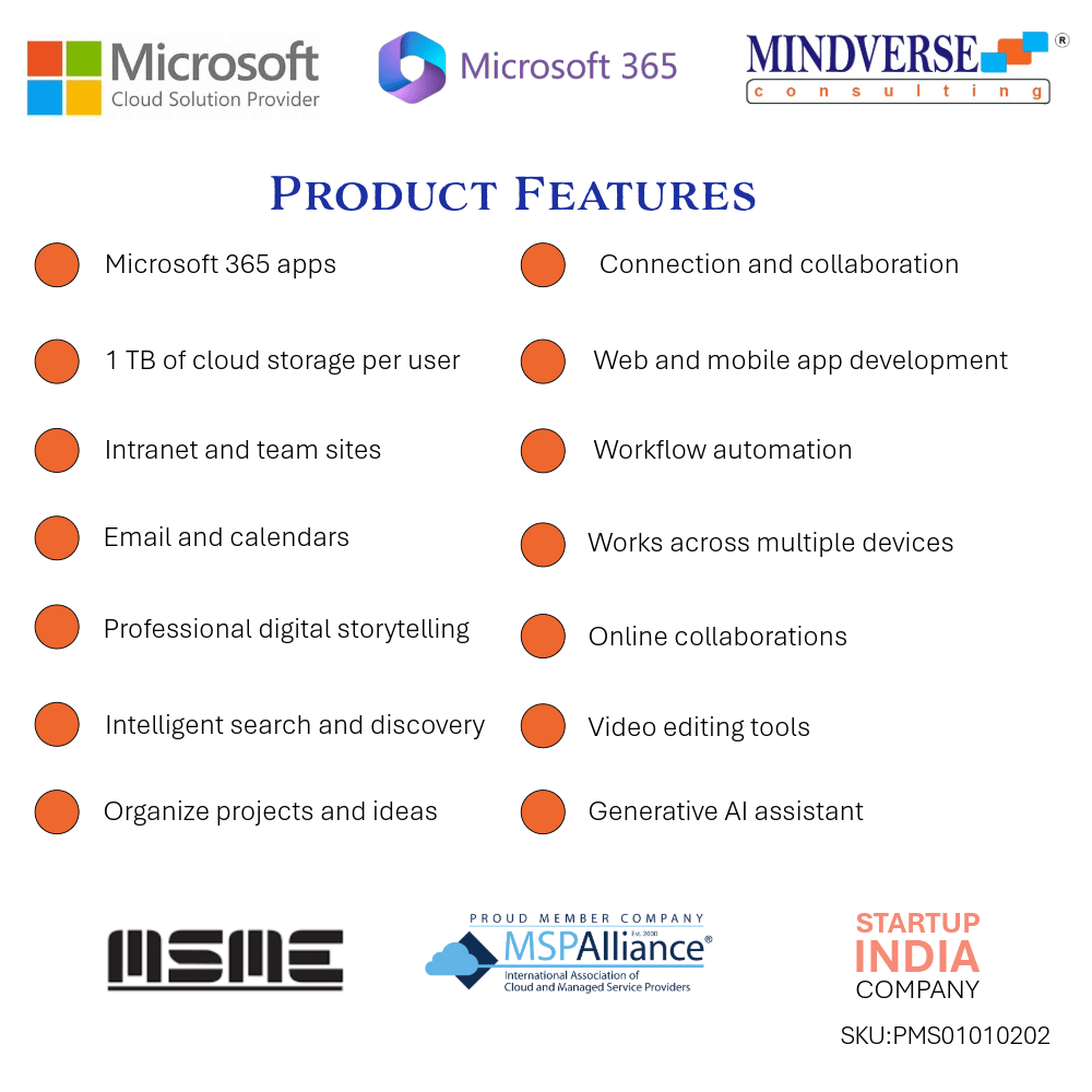 Microsoft 365 Business Standard – Without Teams