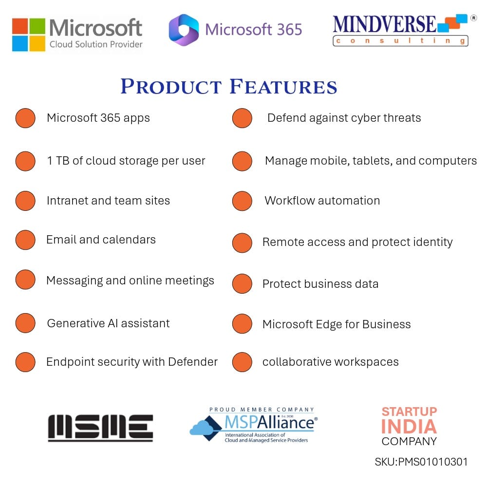 Microsoft 365 Business Premium – Without Teams