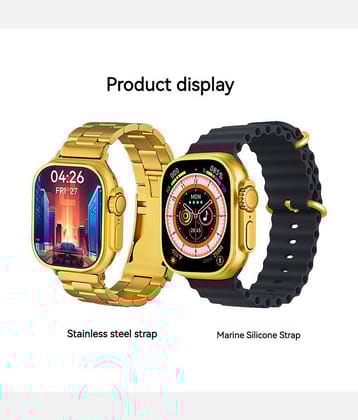 VENKAT ZONE IPS BT Calling Upto 1-2 days Smart Watch Black