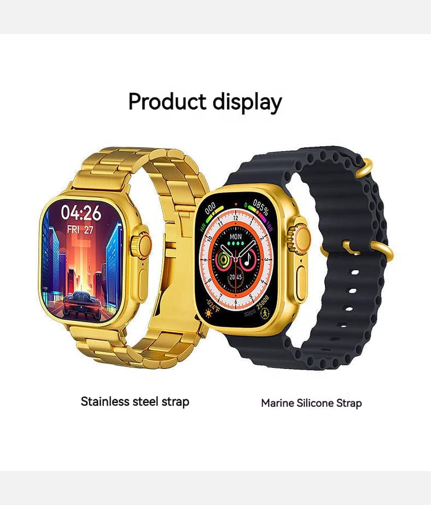 VENKAT ZONE IPS BT Calling Upto 1-2 days Smart Watch Black