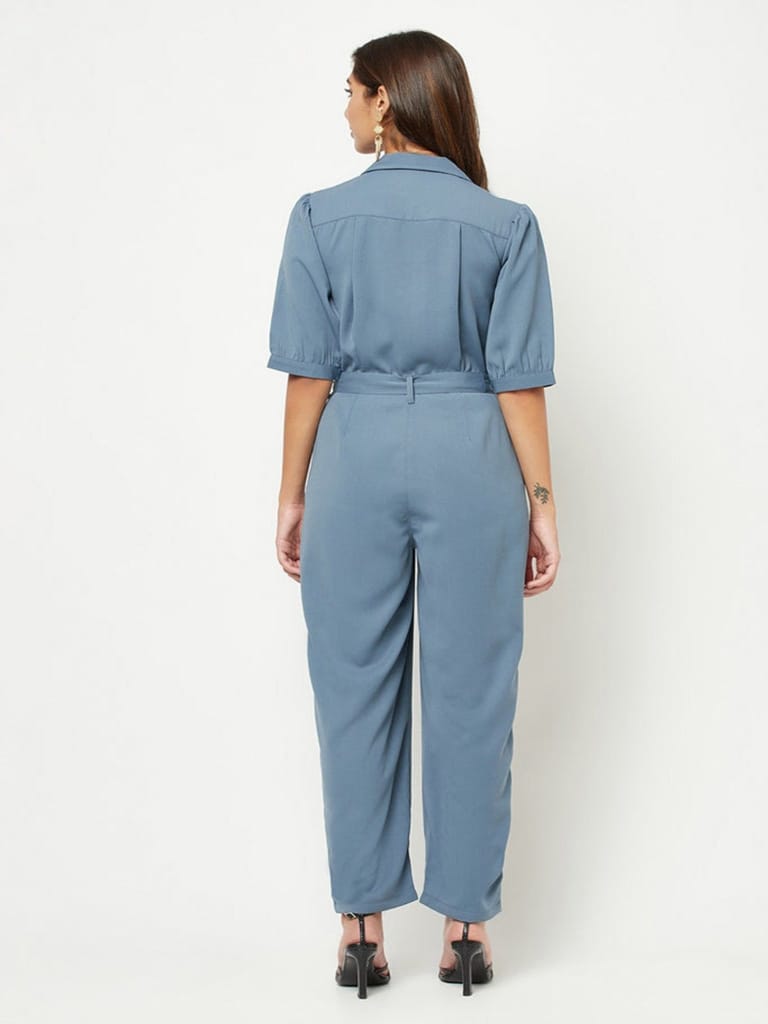 Smoke Collar Jumpsuit