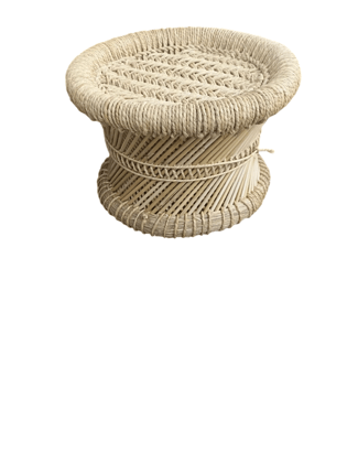 Handcrafted cylindrical stool Handcrafted cylindrical stool