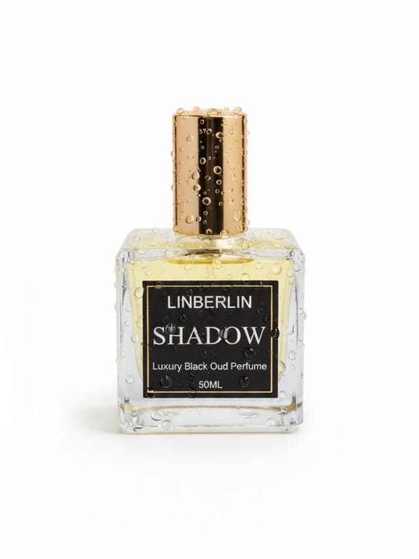LinBerlin Black Oud Perfume – Shadow | Luxury 50ml Oudh Fragrance | Dark Wood & Incense Perfume for Men & Women | Long Lasting