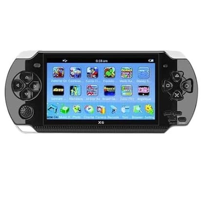 SMARTCAM X6 Handheld 4.3-inch Game Console, Built-in More Than 10,000 Free Games, Support Photos can Play MP3 MP4 e-Books, Support TV Connection Display, Support Game Download 8GB