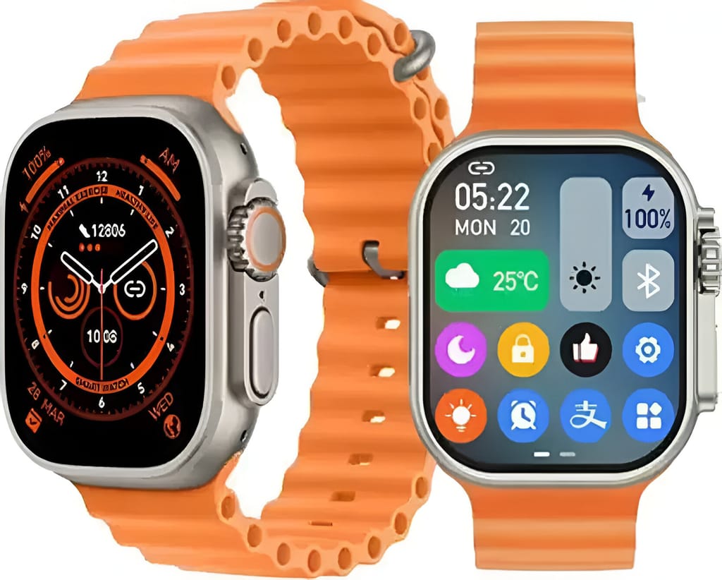 Vibrant Orange Strap Smartwatch with Fitness Tracker(pack of 1)