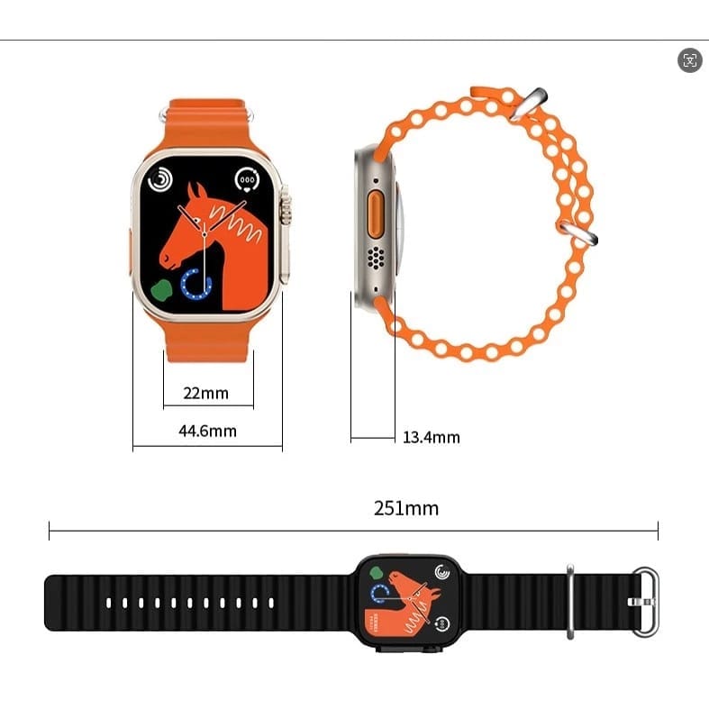 Kids 4G Smartwatch with GPS & Social Apps - Vibrant Orange