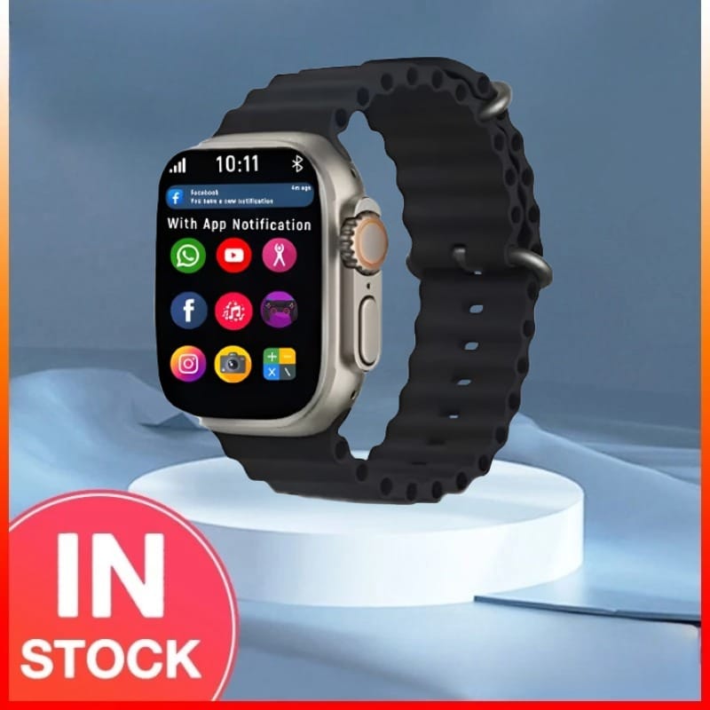 Smartwatch Ultra with App Notifications & Fitness Tracking