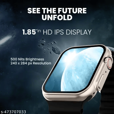 Smartwatch Ultra with App Notifications & Fitness Tracking