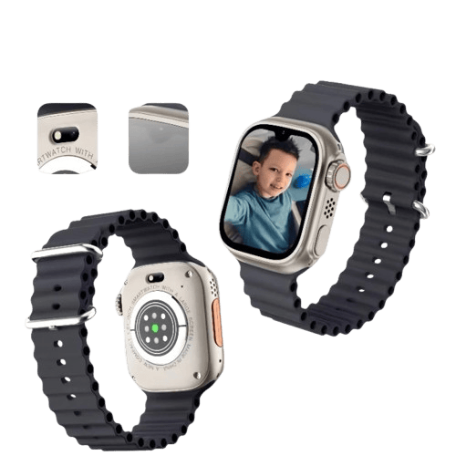 Stylish Kids Smartwatch with Large Display & Heart Rate Monitor