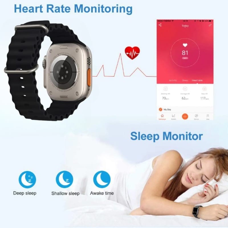 Smartwatch with Customizable DIY Dial & Phone Connectivity