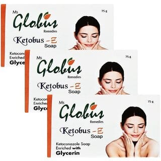 Globus Remedies Antifungal Soap- KETOBUS-Z 75 gms, Set of 3