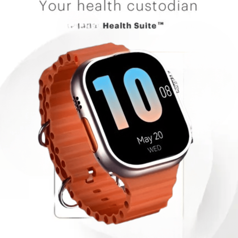 ana Health Suite Smartwatch with Vibrant Orange Band - Advanced Fitness & Health Tracker