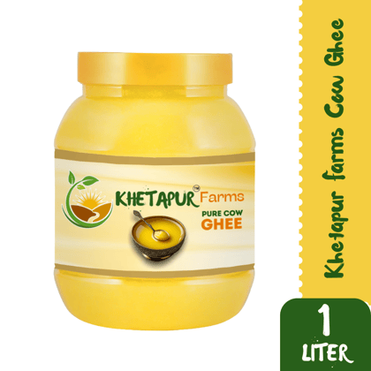 Khetapur Farms Pure Cow Ghee 1 Liter
