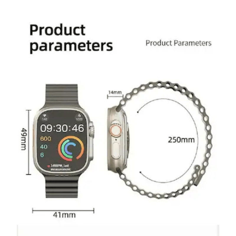 Kids' Smartwatch with Penguin Watch Face, Health Tracker & Black Silicone Strap